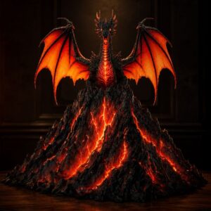 LudoVisions Dragon 1 – Figurine fantasy dragon résine à peindre 10cm Annecy
